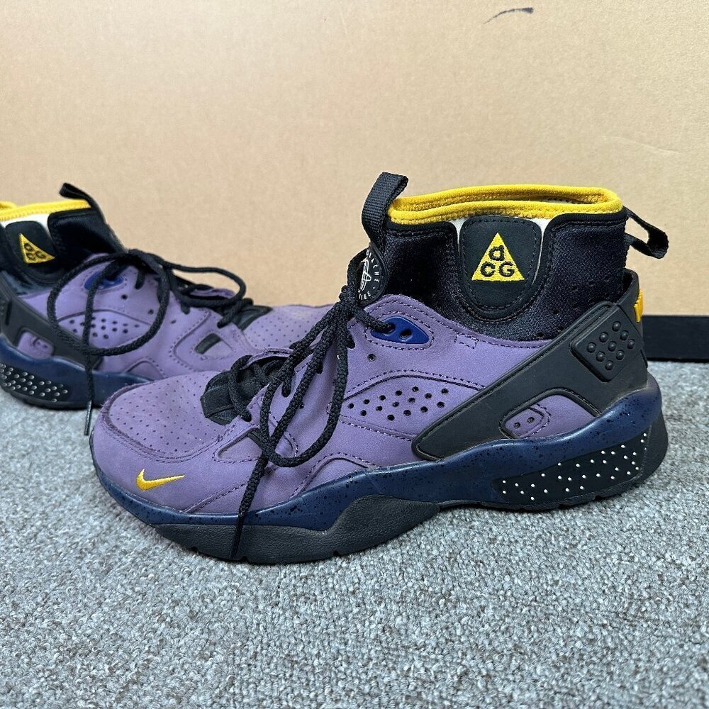 Nike ACG Air Mowabb OG 2021 Gravity Purple Gold Black Mens Size 7.5 / Womens 9